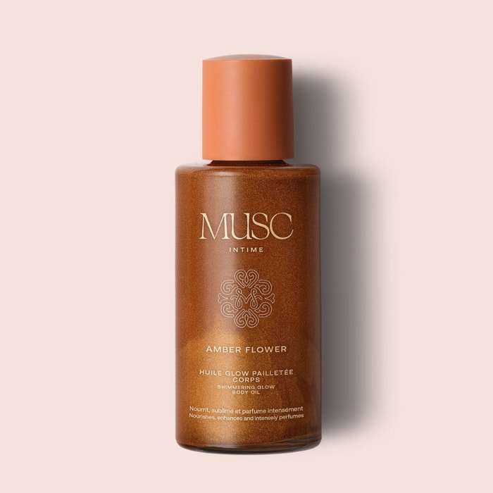 Amber Flower - Huile Glow Pailletée Corps 100 ml