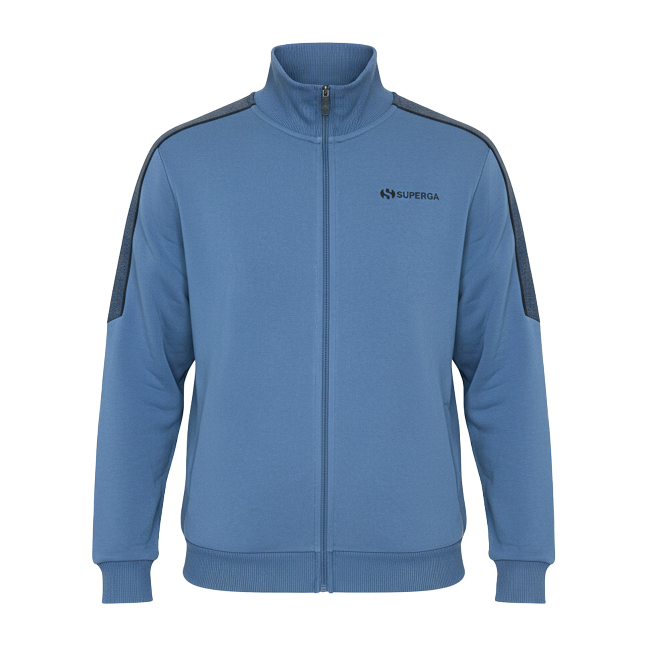 Tuta Uomo SUPERGA Cotone Felpato Full Zip Taglie Forti