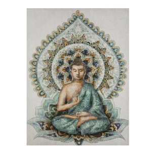 Toile encadrée bouddha 58x78cm