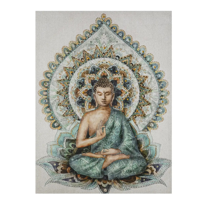 Toile encadrée bouddha 58x78cm