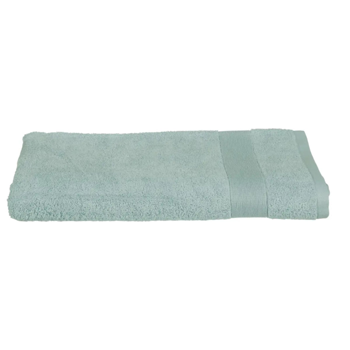 Serviette de toilette "Essentiel" - coton 450 gr/m² - bleu givre 50x90 cm