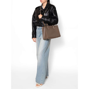 Borsa a mano da Donna Lodovica in Vera Pelle Made in Italy 22x32x13 cm