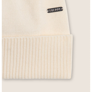 Berretto a coste in filato morbido