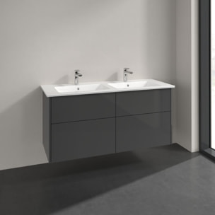 Set meuble avec vasque Finero Villeroy & Boch 130cm Gris brillant