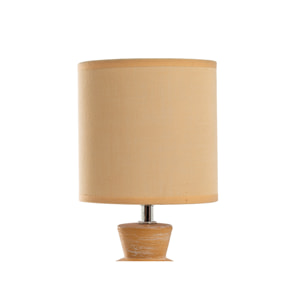 Lampada Da Tavolo Comodino Ricaricabile Accensione On/Off Modello Paro Salmone