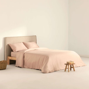 Housse de couette en satin 157 fils Pink