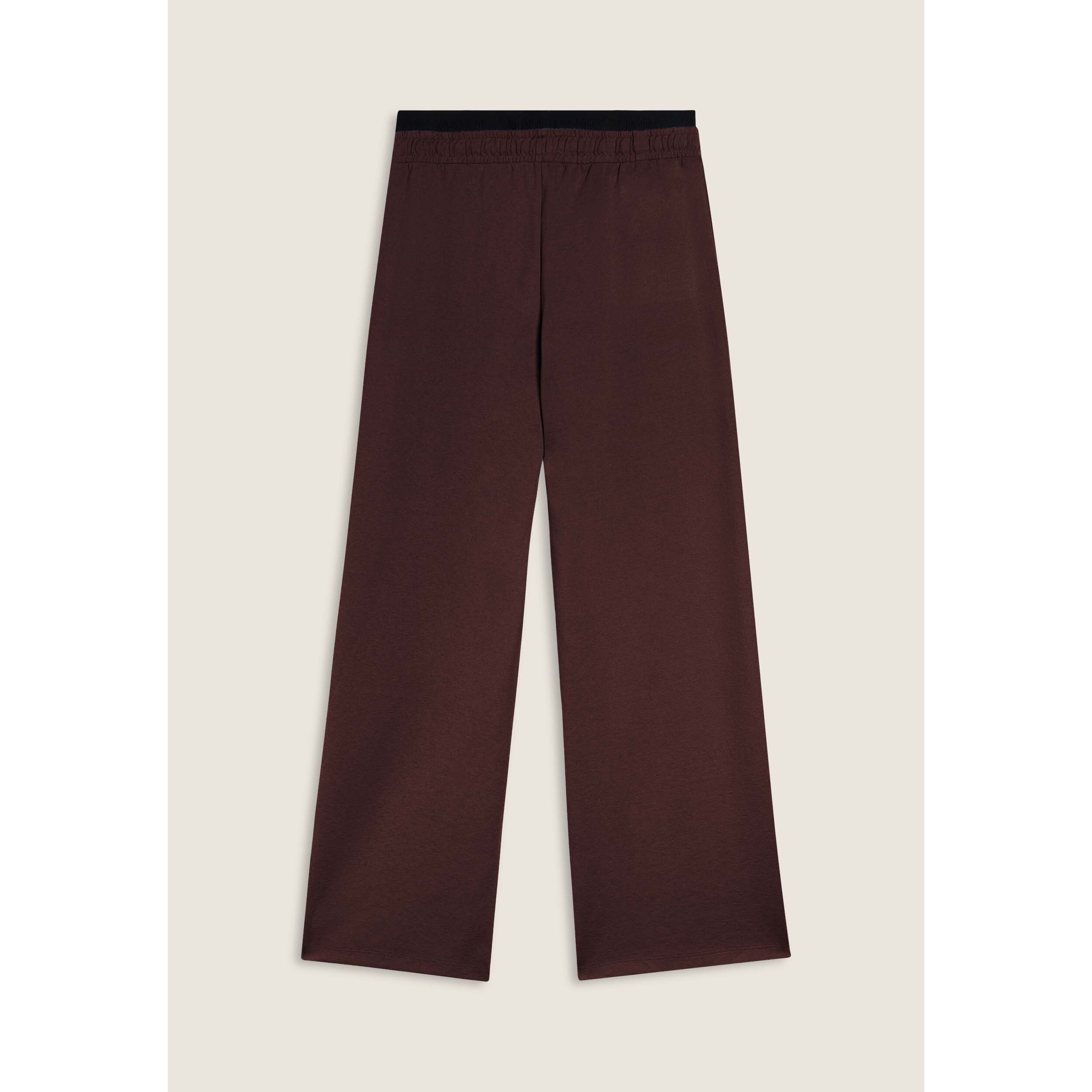 Pantaloni donna oversize con ricamo