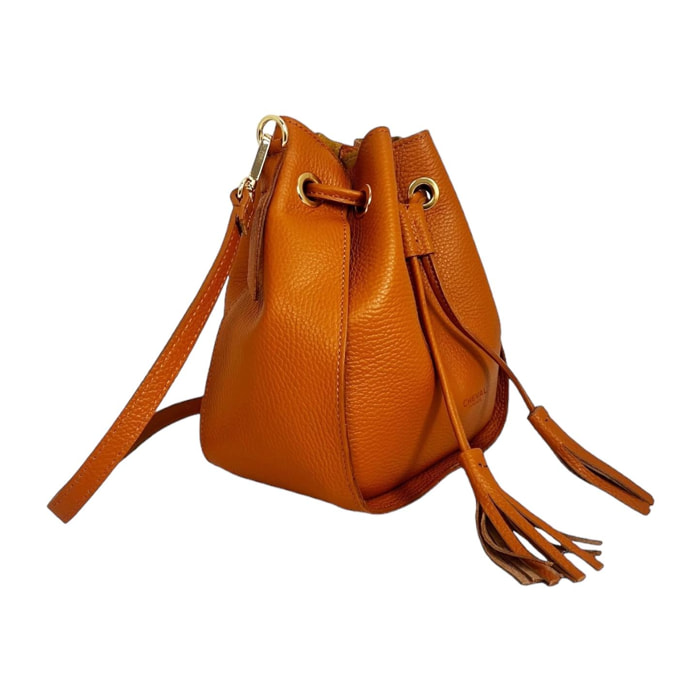 Bolso tipo cubo Cheval Firenze Matilde Camel