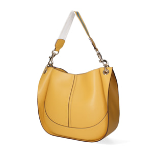 Borsa a spalla da donna - Modello False - 100% pelle riciclata - 30.0 x 26.0 x 10.0 cm