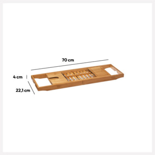 Plateau baignoire extensible Bambou