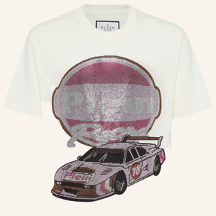 PHILIPP PLEIN T-Shirt Round Neck RACING