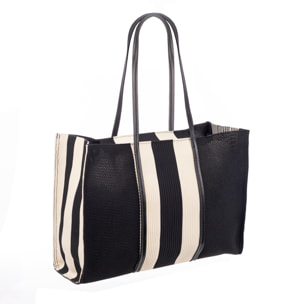 Borbore Bolso shopper Mujer. Fabricado en rafia sintética entrelazada.