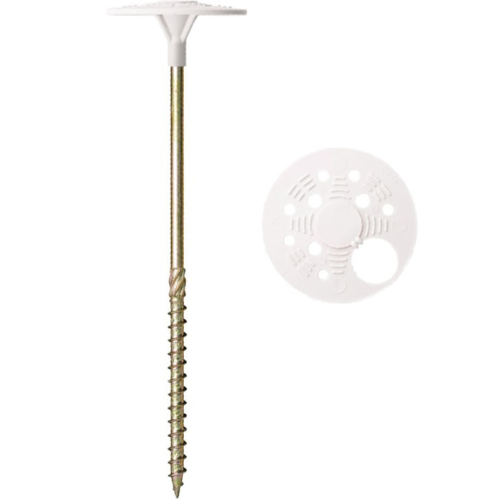 Carton de 100 Rosaces plastique Ø60 mm SCELL IT pour vis à bois - FI60
