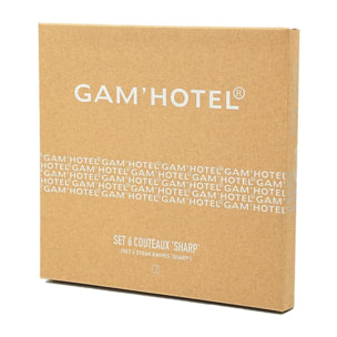 Set 6 couteaux à steak - "Sharp"