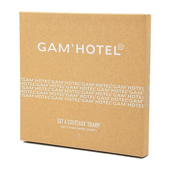 Set 6 couteaux à steak - "Sharp"
