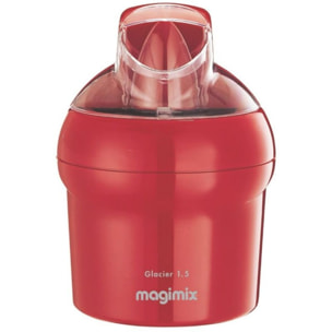 Sorbetière MAGIMIX GLACIER 1.5L 11669 ROUGE