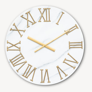 Reloj Alisha diámetro 56 cm metal efecto mármol