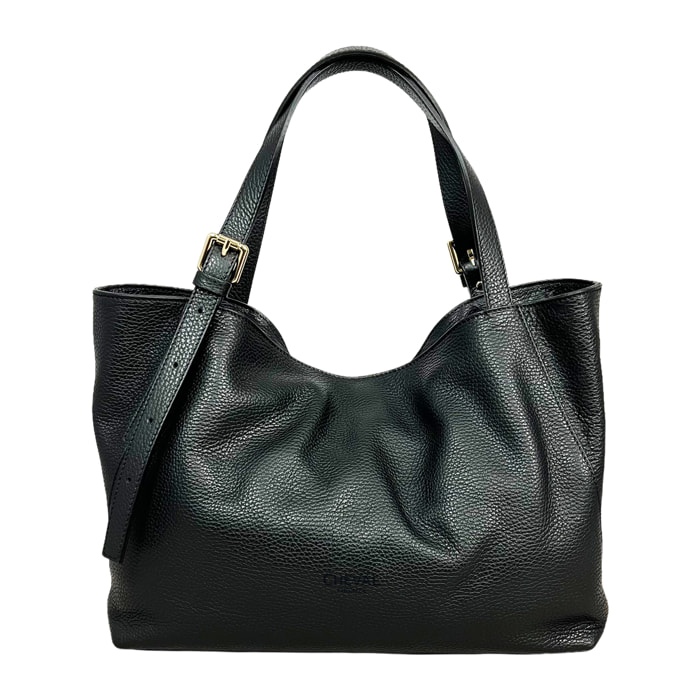 Bolso de hombro Cheval Firenze Sarin Negro