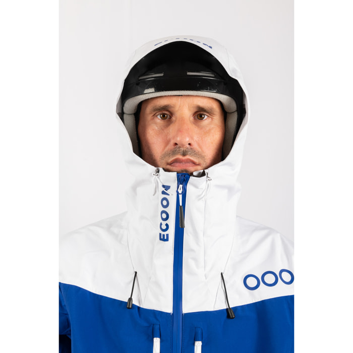 Chaqueta ECOExplorer Jacket Men marca ECOON - Azul / Blanco