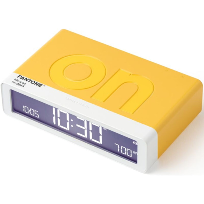 Réveil LEXON x Pantone Flip Classic Mimosa