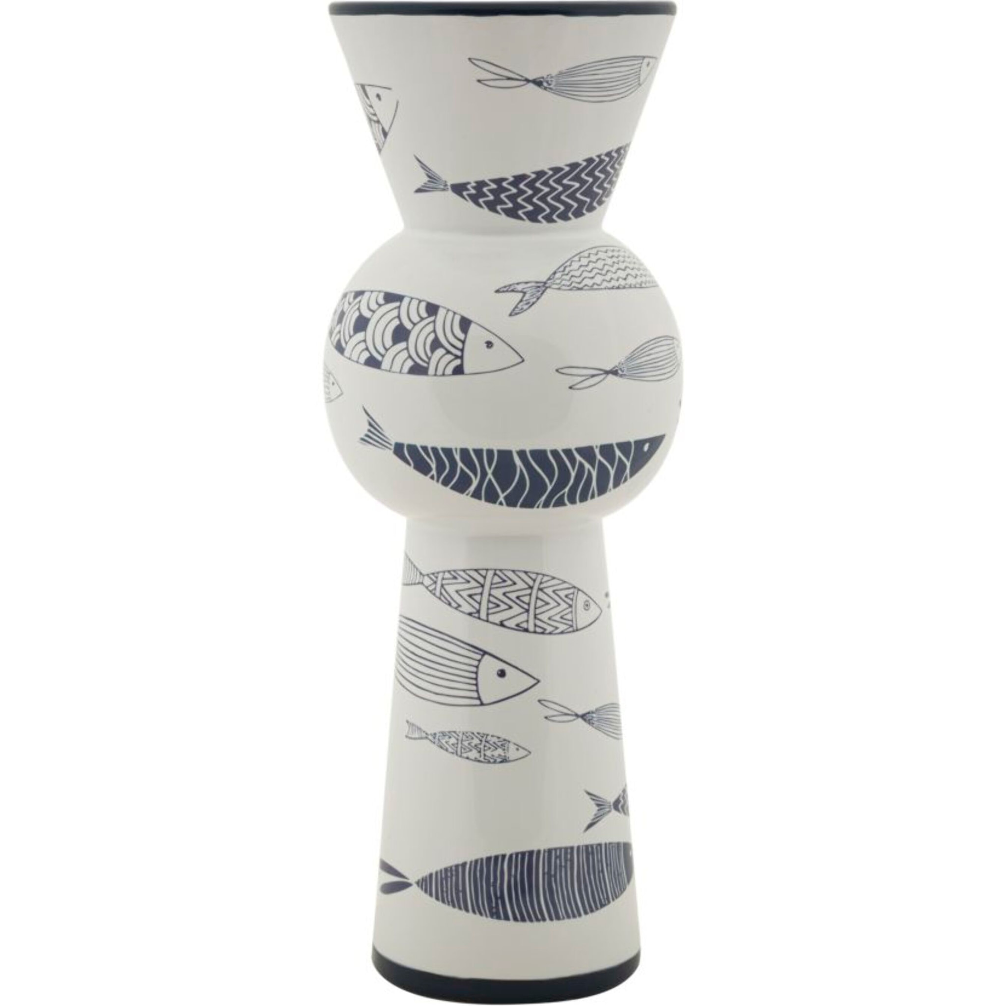 VASO CERAMICA FISH TALL CM Ø 14X38,5