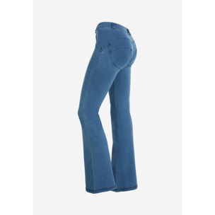 Jeggings push up WR.UP® flare vita regular tessuto ecologico