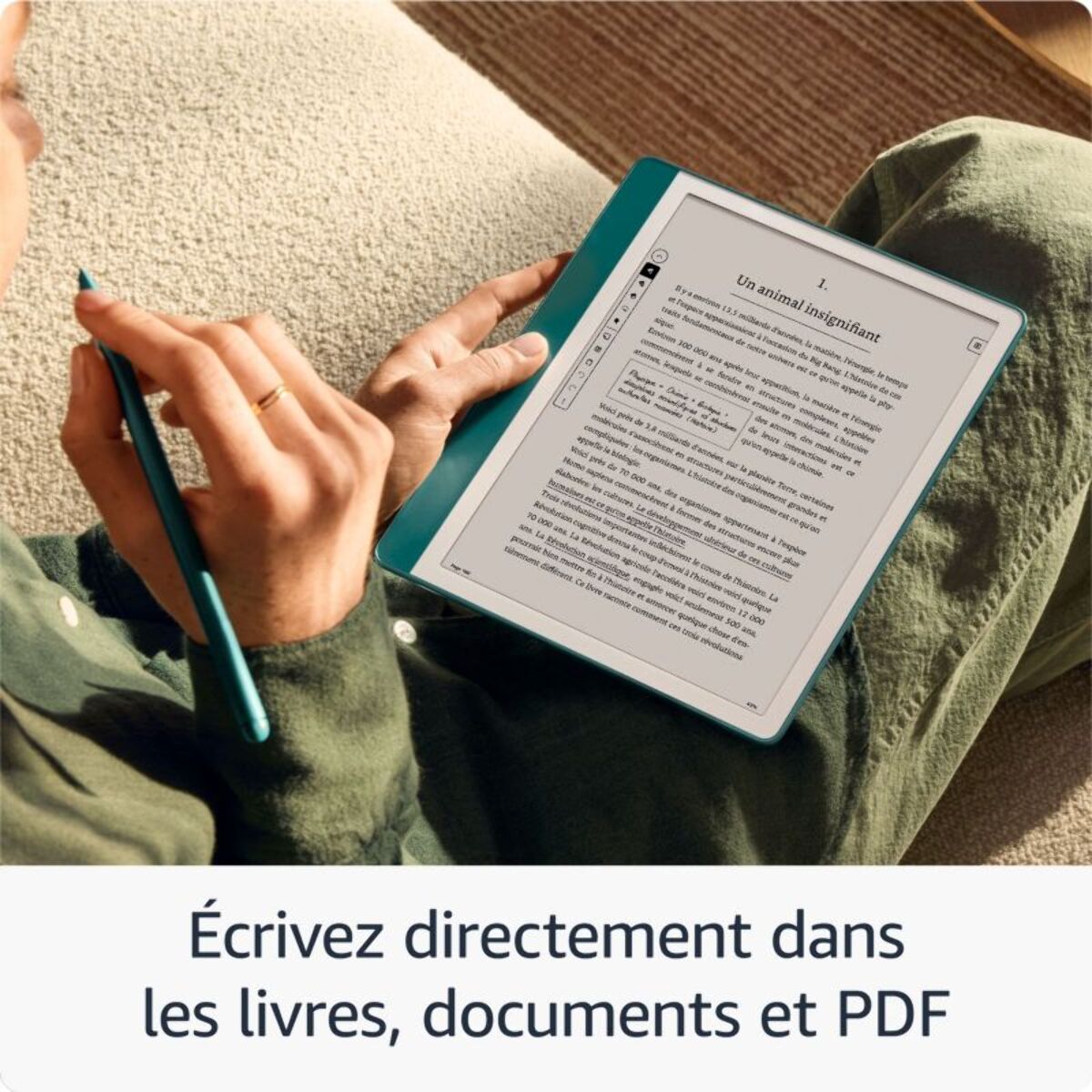 Bloc-notes numérique AMAZON Kindle Scribe 2024 64Go Vert