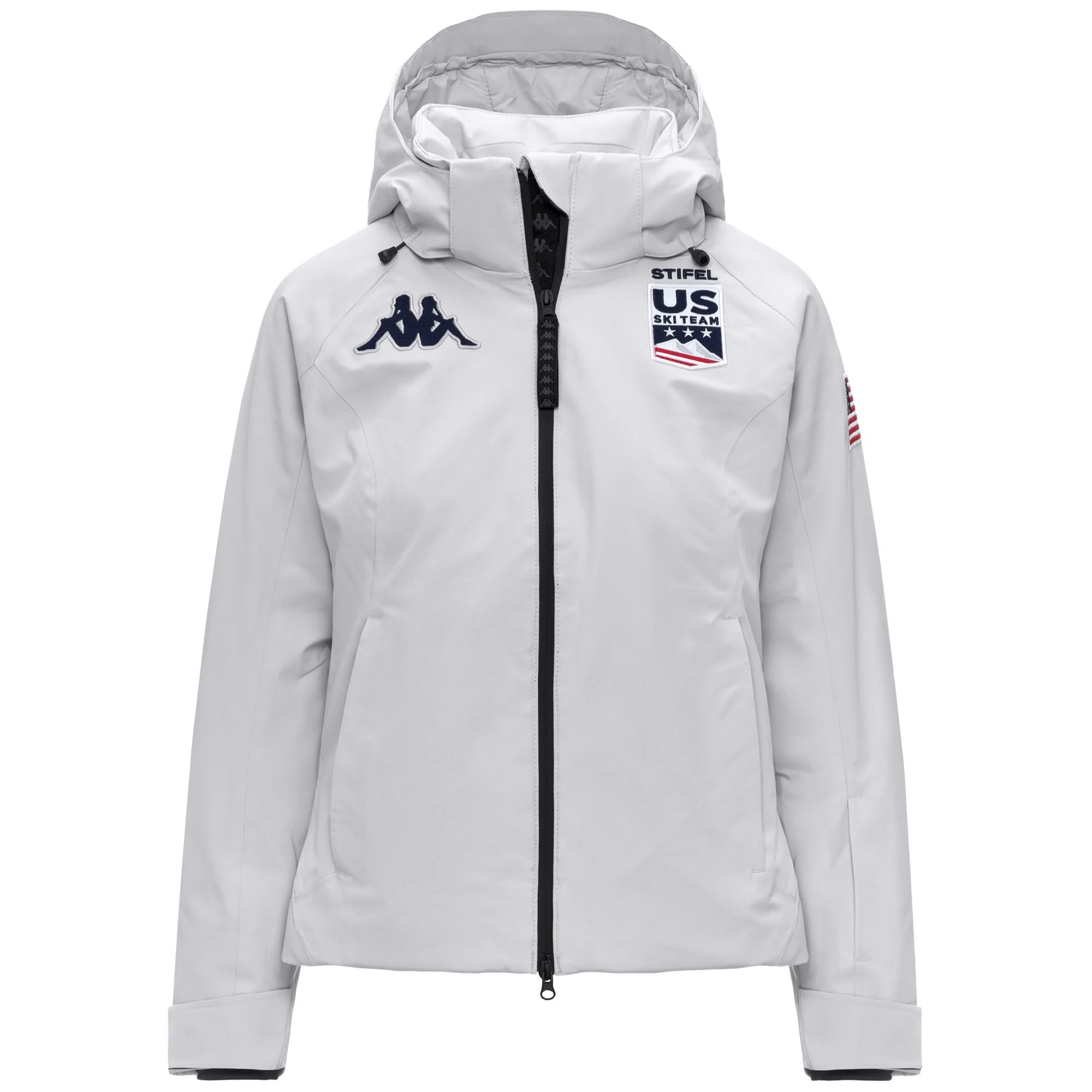 Kappa - Chaquetas Mujer Gris - 8Cento 810 Us