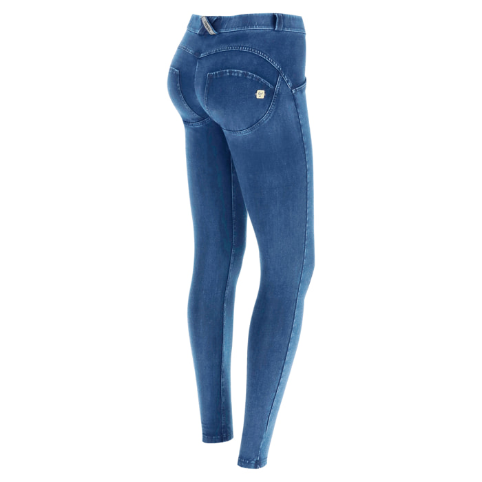 Jeggings push up WR.UP® superskinny jersey-denim organico