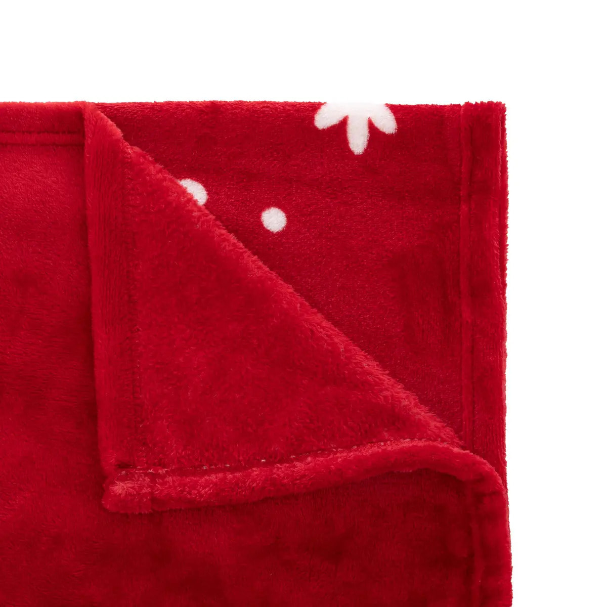Plaid rouge merry christmas 130X180cm