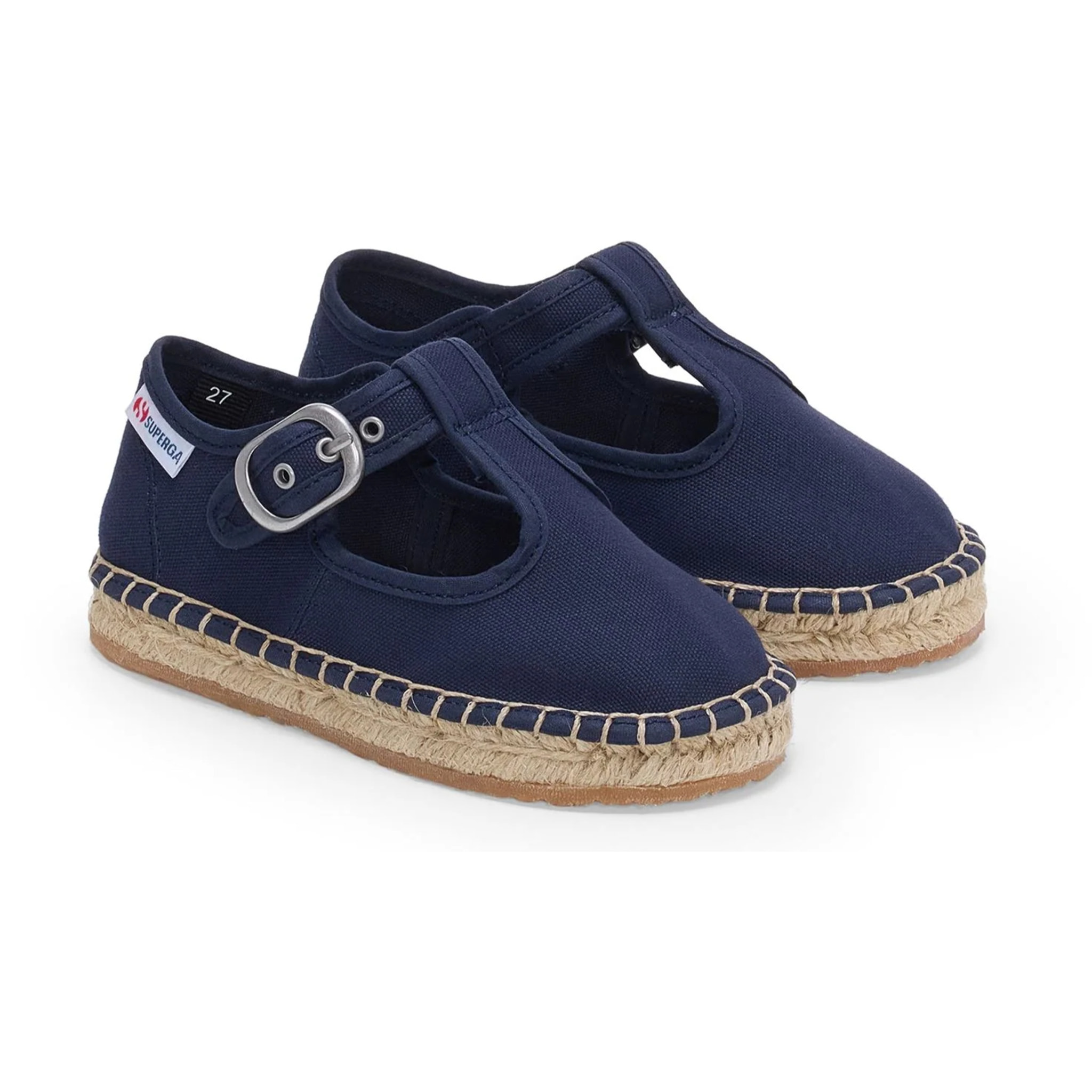 Superga - Espadrillas Bambina Blu - 3010 MARY JANE KIDS ESPADRILLAS