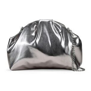 Bolso de mano plomo con boquilla