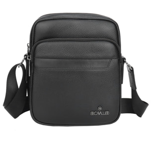 Borsa a tracolla da uomo - Modello Cremona - 100% pelle - 20.0 x 25.0 x 8.0 cm