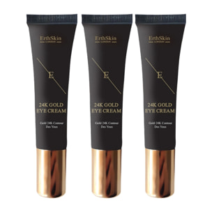 Trío de cremas para ojos Gold