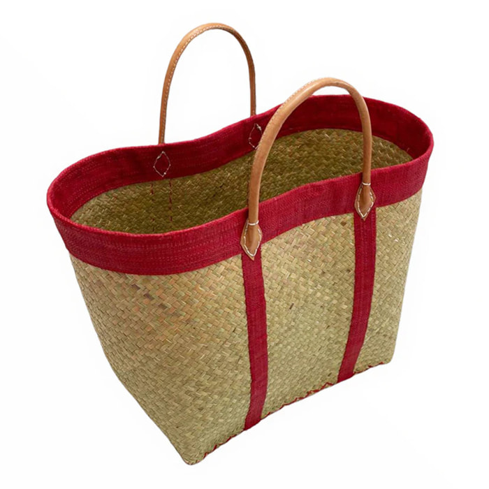 Panier artisanal de Madagascar - Tsimgy SGM Rouge