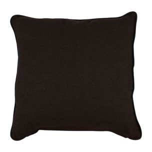 Coussin en lin noir 40cm NYL