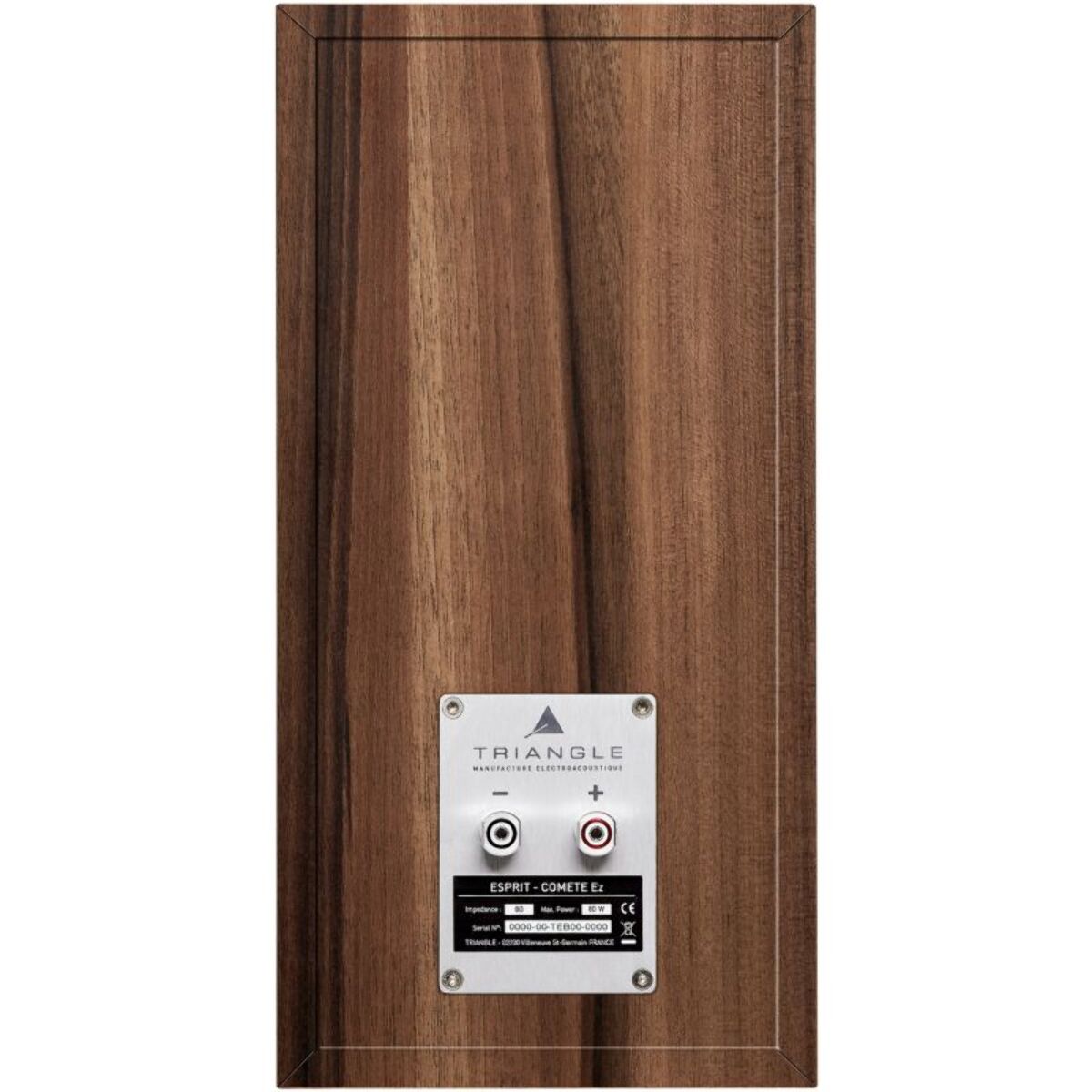 Enceinte bibliothèque TRIANGLE COMETE EZ Chataigner x2