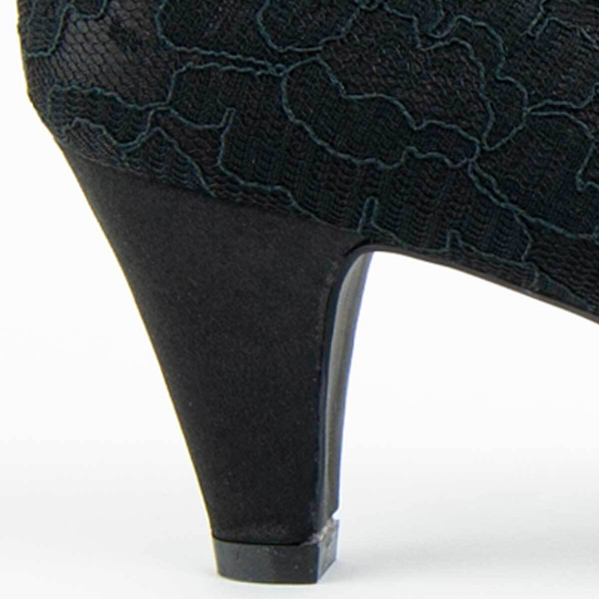 Zapato De Tacón - Negro - Altura: 6 Cm