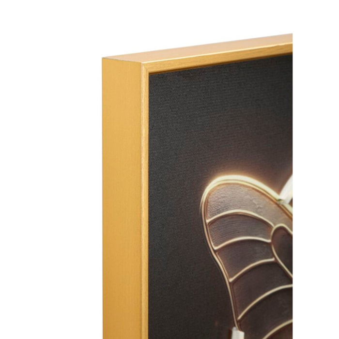 STAMPA C/LED SU TELA LACCATA C/CORNICE BUTTERFLY CM 50X4
X50