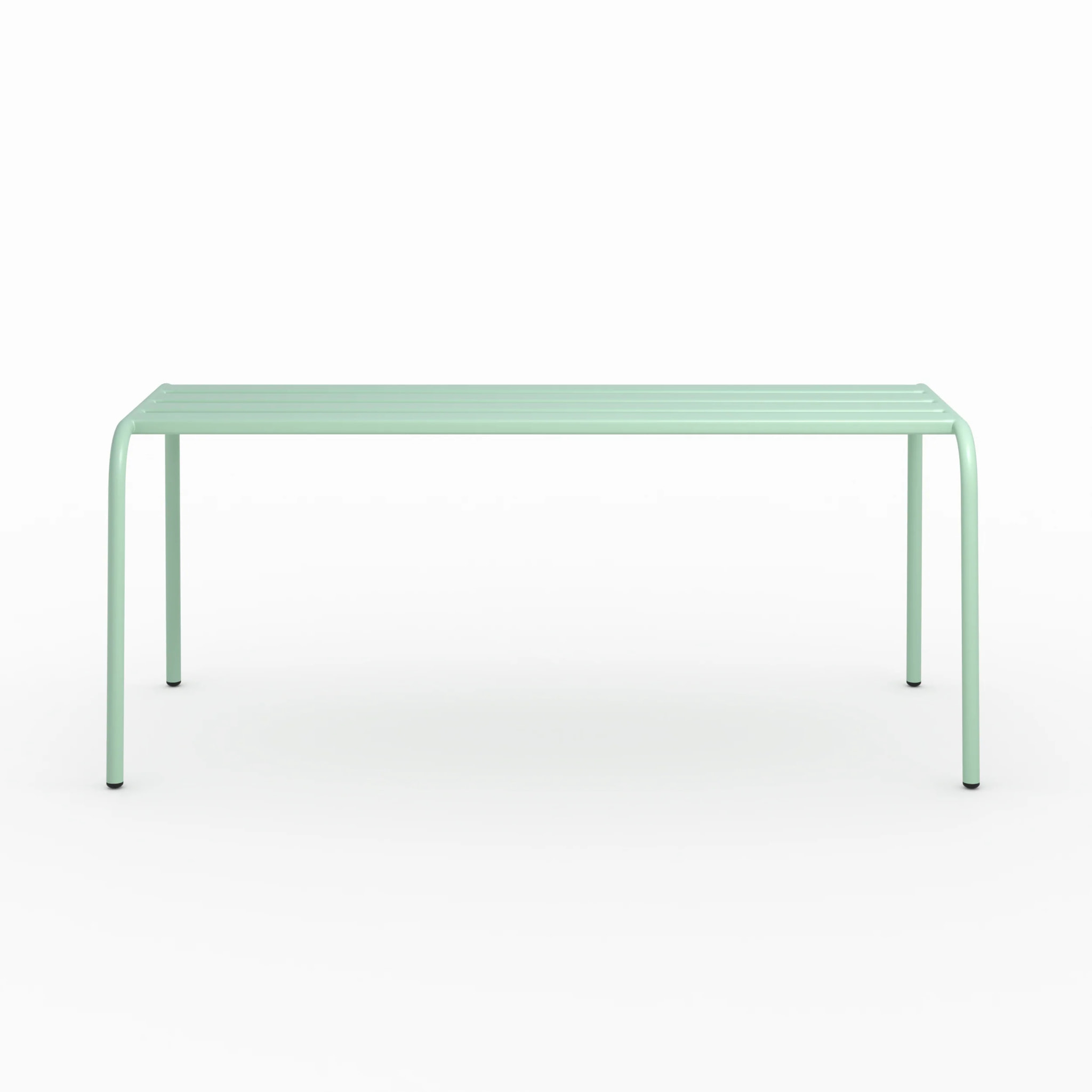 Banc de jardin en métal vert clair 2 personnes - Yumi