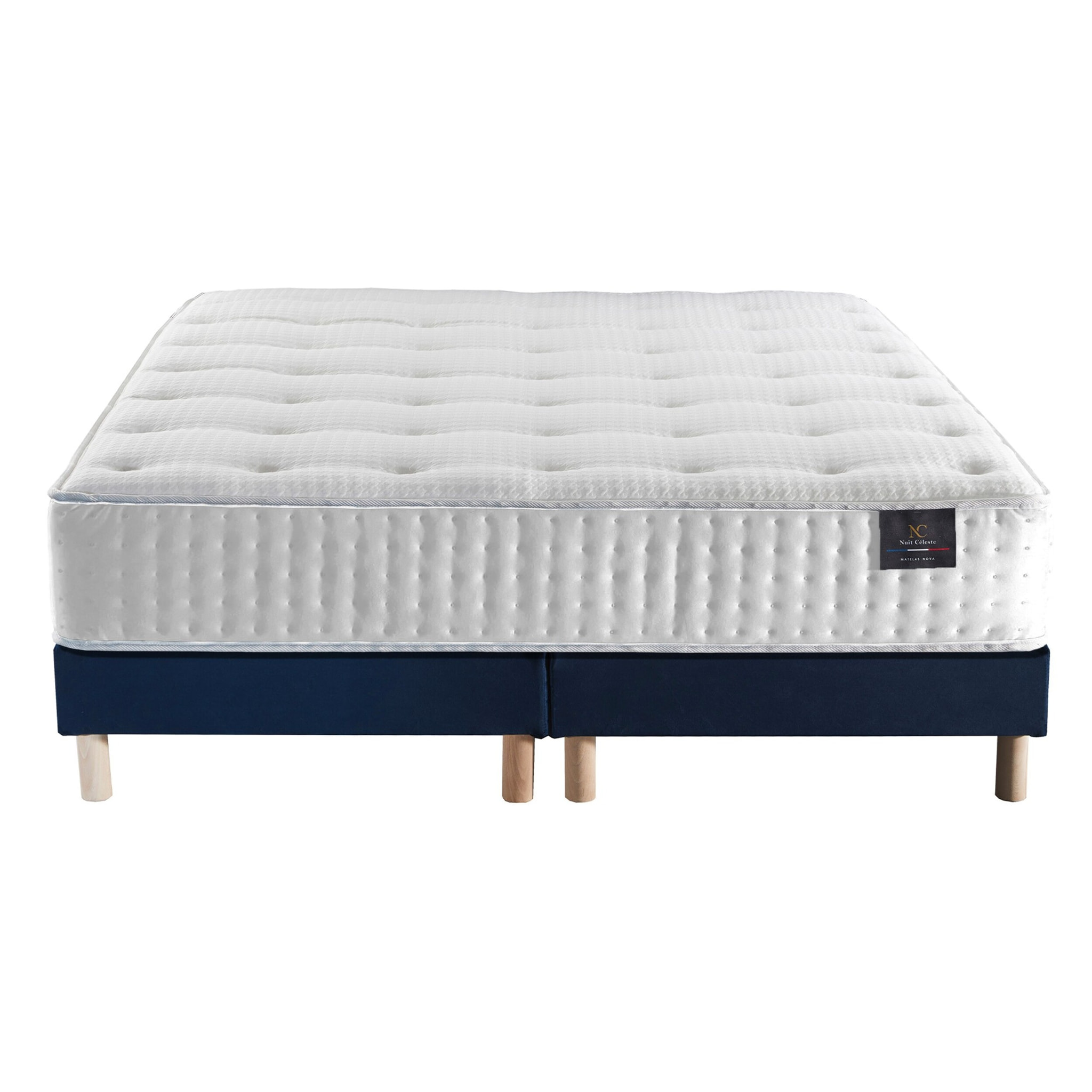 Ensemble matelas ressorts mémoire de forme, PULSAR + sommier 11 cm