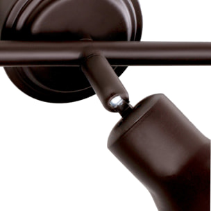 Forlight Proyector Ip20 Safran Triplex Gu10 8W Marrón 1649Lm