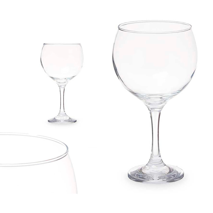 SET 6 COPAS VIDRIO XL 620ML