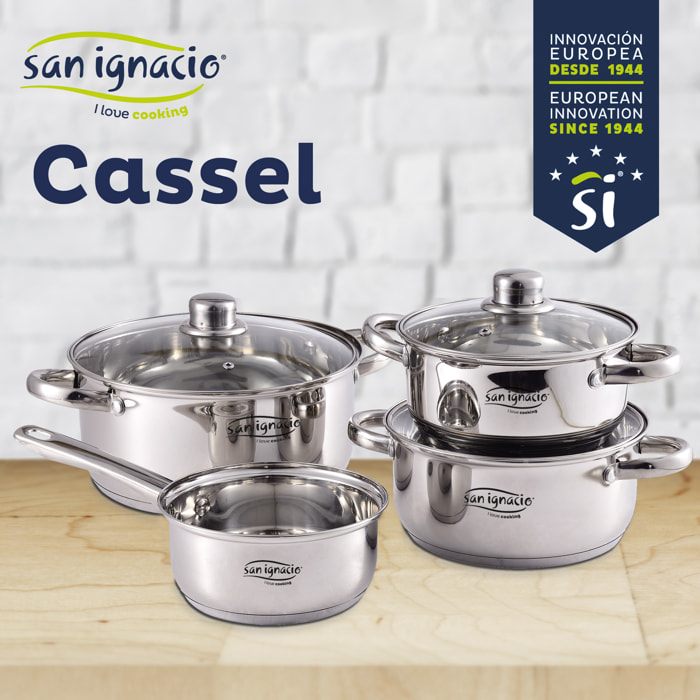 Bateria 7pc acero inoxSan ignacio cassel