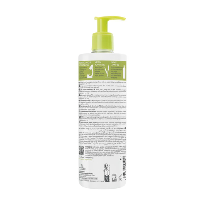 Les Indispensables - Lait Corps Hydratation 72h Peaux Fragiles 400 ml