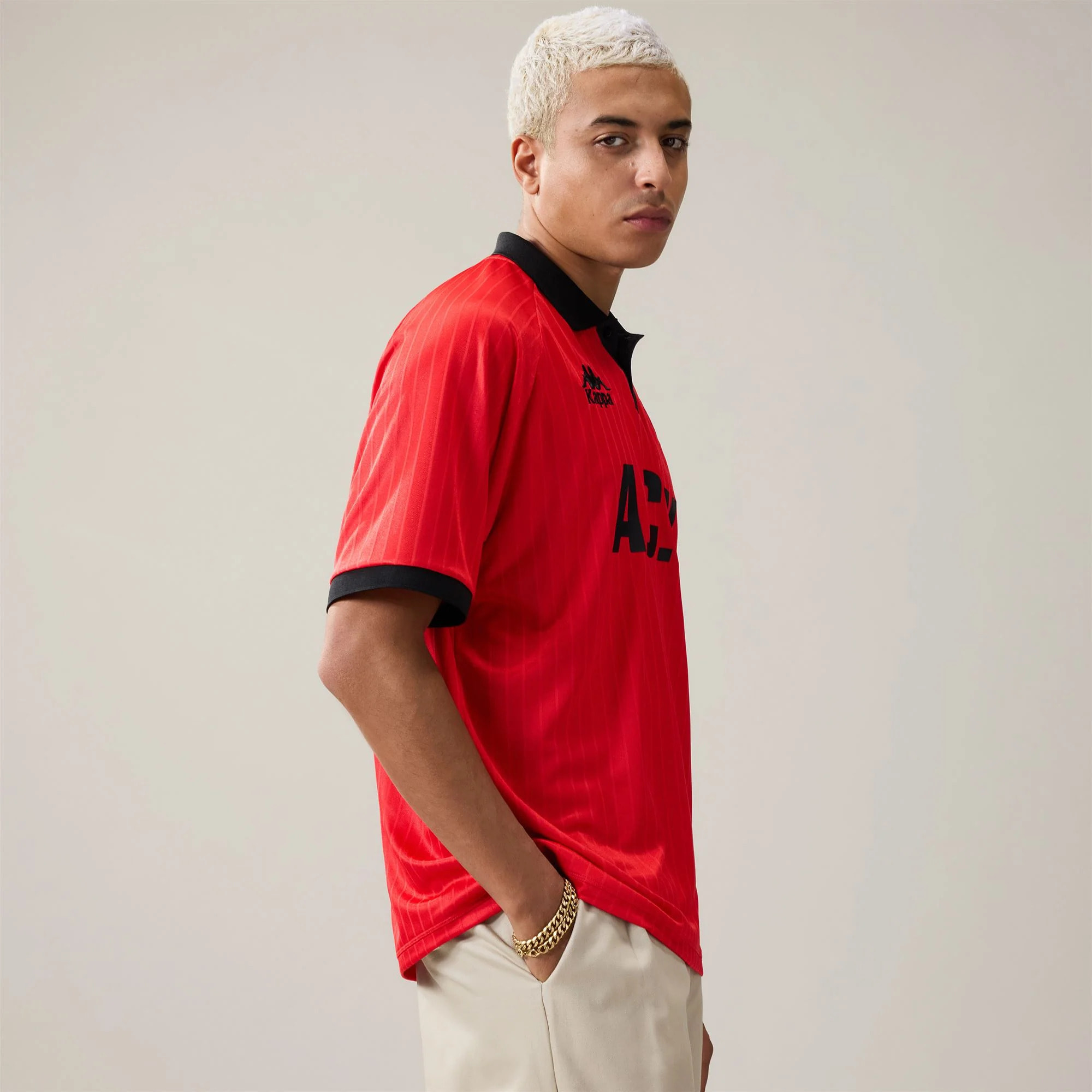 Kappa - Maglie gioco Uomo Rosso - Authentic Sloan