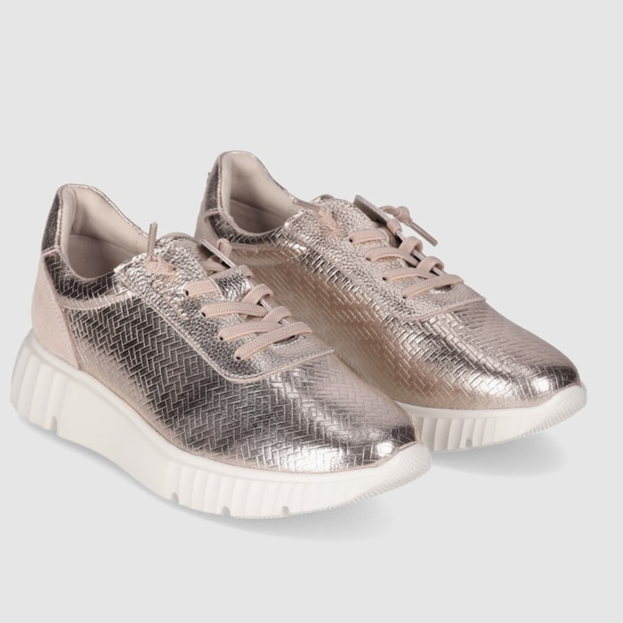 Zapatos de Piel - Rose - Tacón: Bajo