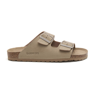 SANDALIA BABUNKERS MARRON
