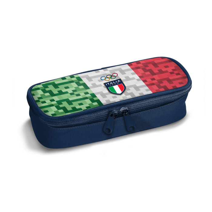 Astuccio ovale Italia pixel