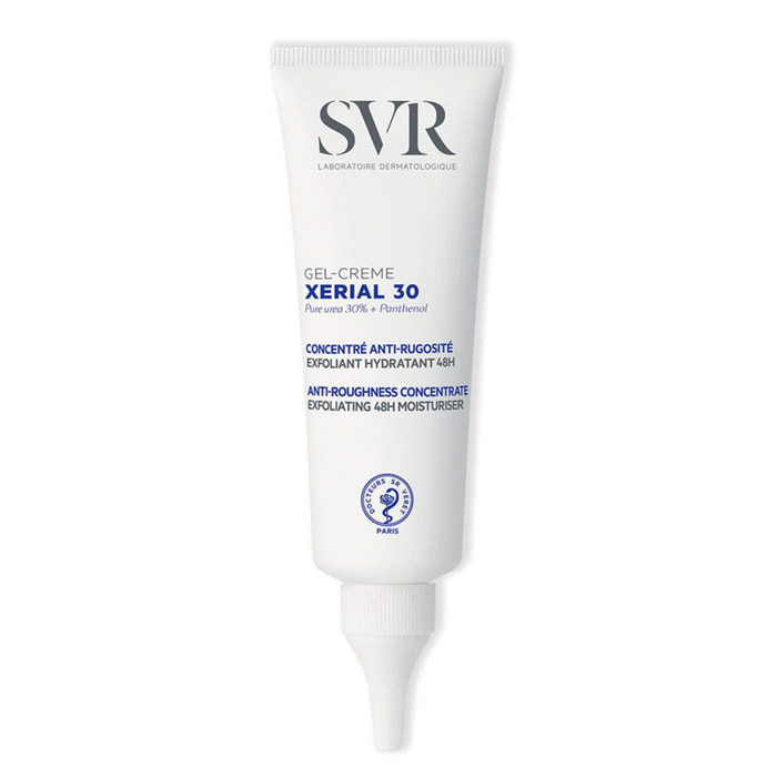 Xerial 30 - Gel-Crème Concentré Anti-Rugosités, Exfoliant Hydratant 48h - 75 ml